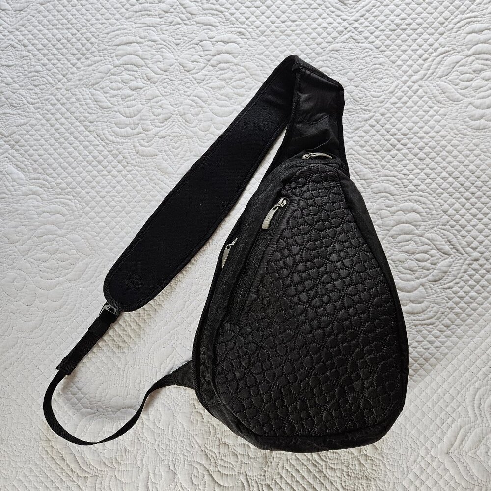 NWOT Sherpani Black Quilted RFID Protection Esprit Le Sling Backpack - Women's